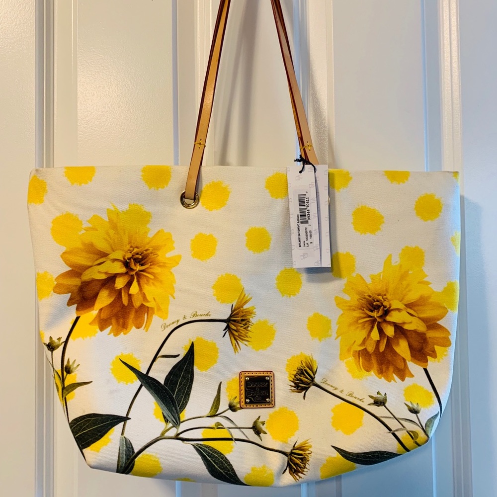 Dooney & Burke Addison Flower tote